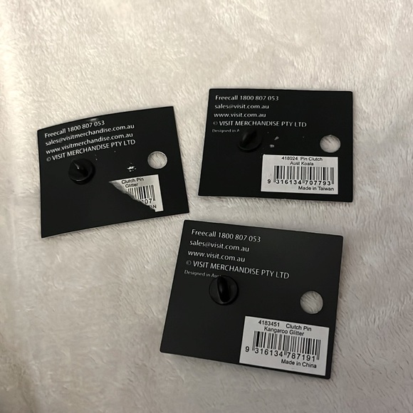 VISIT Souvenir Clutch Pins Australia Koala Kangaroo Alligator NWT - Picture 5 of 5